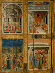 Relicario de las puertas de Santa Maria della Scala. panel interior