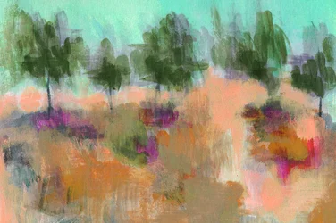 Paisaje abstracto de ensueño