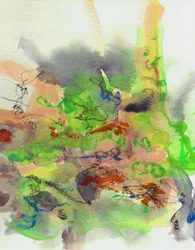 Abstracto orgánico vibrante