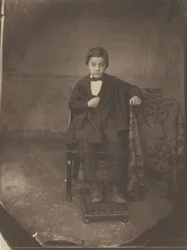 Retrato de un niño joven