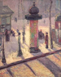 Quiosco en el Boulevard Clichy, 1886-7