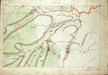 Atlas de las concesiones del terreno hullero del Sarre por Mrs Beaunier & Calmelet, ingenieros del cuerpo de minas