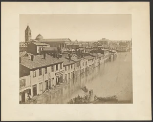 [Lyon: inundación de 1856].