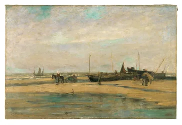 Paisaje marino en De Panne