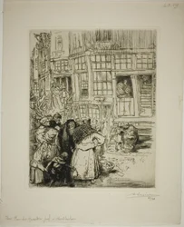 Una calle del barrio judío de Ámsterdam