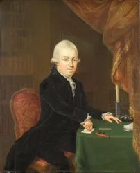 Jan Bernd Bicker (1746-1812). Retrato de un hombre desconocido.[1] Título o títulos alternativos: Jan Bernd Bicker (1746-1812).[3] Retrato de Jan Bernd Bicker (1746-1812), comerciante y banquero en Ámsterdam, presidente de la Asamblea Nacional en 1796