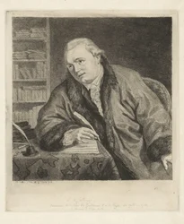 Retrato del compositor y grabador Johan Antoni Kauclitz Colizzi