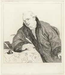 Retrato del compositor y grabador Johan Antoni Kauclitz Colizzi