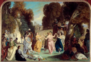 La danza de las Musas (1851)