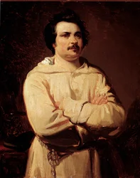 Retrato del escritor francés Honoré de Balzac