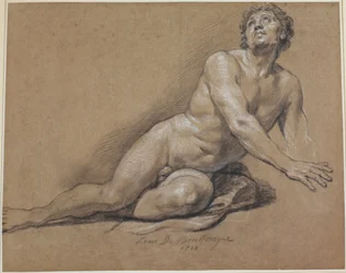 Desnudo masculino reclinado