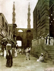 Bab El Fetouh, El Cairo, Egipto, 1928