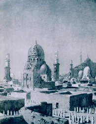Las Tumbas de los Califas, El Cairo, Egipto, 1928