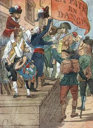 Guerras de la Revolución Francesa: alistamientos voluntarios tras las derrotas de Francia en la guerra entre la Francia revolucionaria y las monarquías contrarrevolucionarias, la asamblea francesa proclama el Peligro para la Patria, 22 de julio de 1792) Il