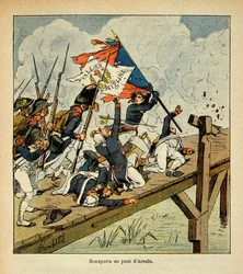 Bonaparte en el puente de Arcole, de la colección privada