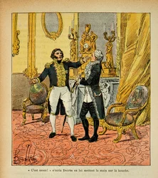 Talleyrand (1754-1838) frente a Denis Decres (1761-1820), de la colección privada