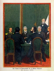 Las grandes jornadas del Ayuntamiento de París por A. Mercier, ilustrado por Louis Bombled (1862-1927): El 31 de octubre