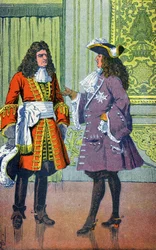 Luis XIV y el Mariscal de Villars