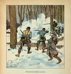 El ejército del Loira: Tiradores francos franceses bajo el bosque