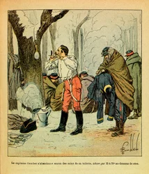 El ejército del Este (Guerra Franco-Alemana; campaña de 1870-1871): El capitán Gaucher no descuida su aseo ni en pleno invierno