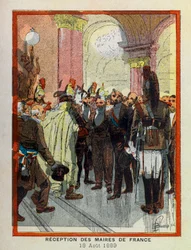 Las grandes jornadas del Hôtel de Ville de París por A. Mercier, ilustrado por Louis Bombled: 18 de agosto