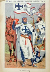 Los Caballeros Templarios, ilustración de 