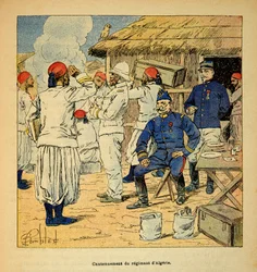 Anecdotario de la Guerra en Madagascar: Acantonamiento del Regimiento de Argelia durante la Expedición Francesa a Madagascar en 1895