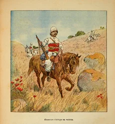 Anecdotario de la Guerra en Madagascar: Cazador de África en exploración en Madagascar en 1895