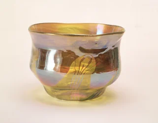 Cuenco Favrile, para la Glass Decorating Company, Nueva York, c.1894