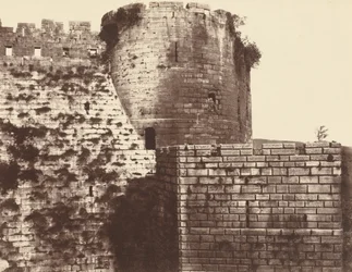 Kalaat-El Hosn, segundo recinto, exterior, mediodía,1859/1860 (foto)