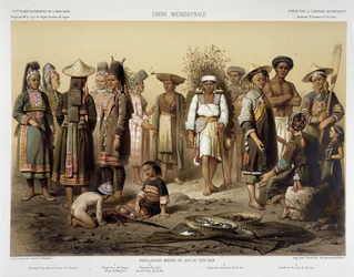 Grupos étnicos alrededor de 1870 en “Viaje de exploración en Indochina 1866-1868” por Francis Garnier, París
