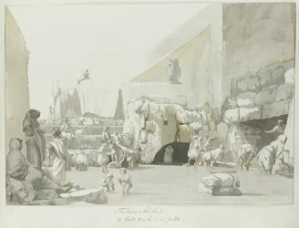 Fontein Arethuse con bron
Fuente de Arethusa (título en el objeto)
Voyage en Italie, en Sicile et à Malte - 1778 (título de la serie)