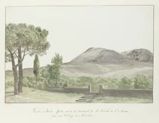 Vista del Monto Rosso en el barrio de San Nicolo d