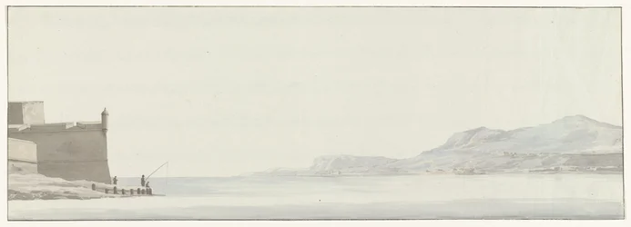 Vista de la costa de Calabria desde el punto más alto de la costa de Mesina
Vista de la costa calabresa desde la esquina exterior de la ciudadela de Mesina (título en el objeto)
Voyage en Italie, en Sicile et à Malte - 1778 (título de la serie)
