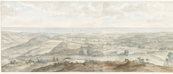 Panorama vanaf Collis Minervalis
Vista general desde la cima del Collis Minervalis (título en el objeto)
Viaje a Italia, Sicilia y Malta - 1778 (título de la serie)