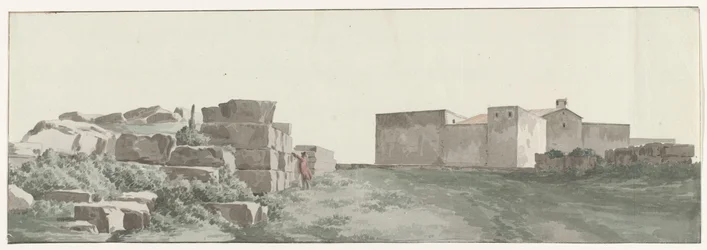 Perfil de las empresas y de los edificios de la antigua ciudad de Manduria
Perfil de los muros interiores y exteriores de la antigua Manduria (título en el objeto)
Voyage en Italie, en Sicile et à Malte - 1778 (título de la serie)