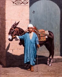 Niño y burro