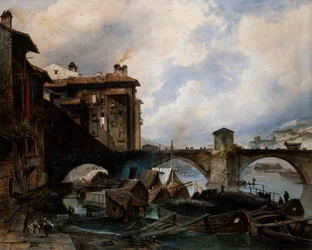 El puerto de Lyon, 1830