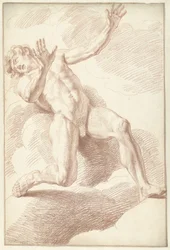 Desnudo masculino, reclinado