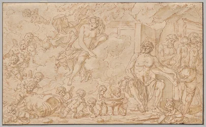 Venus en la fragua de Vulcano