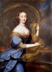 Retrato de Francoise Athenais de Rochechouart Mortemart, Marquesa de Montespan (1640-1707), favorita de Luis XIV, representada como Iris