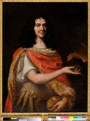 Retrato de un comediante de la compañía de Molière (óleo sobre lienzo)