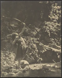 [Arquera en el bosque]