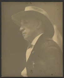 Retrato de un hombre con un Stetson