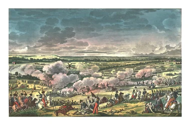 Batalla de Mont-Saint-Jean, conocida como Waterloo, 18 de junio de 1815, c. 1850