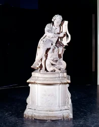 Estatua de George Frederic Handel por Roubiliac