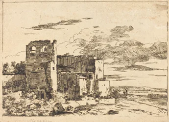 Edificios en ruinas cerca de una orilla del río