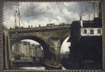 Puente y bomba de Notre-Dame