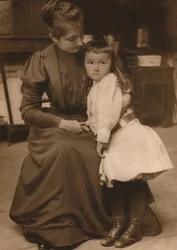 Mujer y niño, 1937