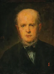 Retrato de Adolph Menzel 1815-1905, 1867